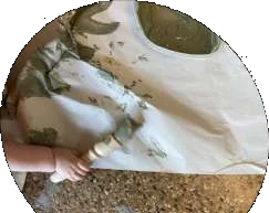 Exemple d’art plastique naturel avec de jeunes enfants
